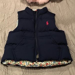 Ralph Lauren’s baby girl vest